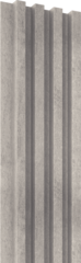 Реечная ламинированная панель ПВХ LEGNO Бетон серый 2900 мм