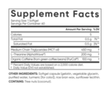 L-теанин и кофеин с маслом MCT 200 мг, L-Theanine and Caffeine, Sports Research, 60 капсул 4