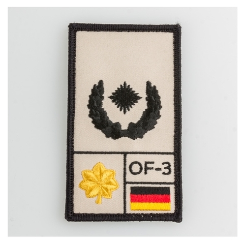 Café Viereck Rank Patch Major sand