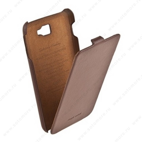 Чехол-флип HOCO для Samsung Galaxy Note N7000 - HOCO Leather Case Brown