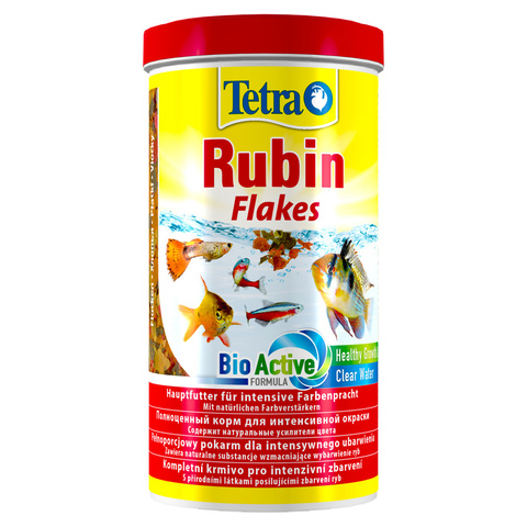 Tetra Rubin корм в хлопьях для улучшения окраса всех видов рыб (1 л)