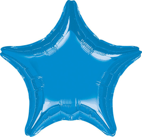 Воздушный шар Звезда (Синяя)