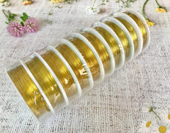 Проволока медная  для рукоделия, 0,4 мм*10 м, золото