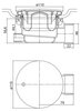 Cezares TRAY-A-RH-100/80-550-15-W-R АКРИЛОВЫЙ ПОДДОН