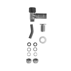 Duravit 75081000 DuraStyle basic Комплект переходников для подключения посередине для бачка 09411, хром фото