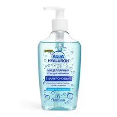 Floresan AQUA HYALURON Гель для умывания мицеллярный,гиалуроновый,  250мл