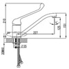 Lemark LM4604C Смеситель локтевой для раковины