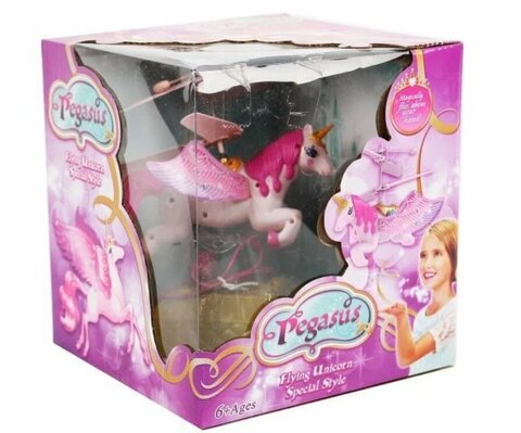 Летающий Единорог на Р/У, размер 18см*16см*16см