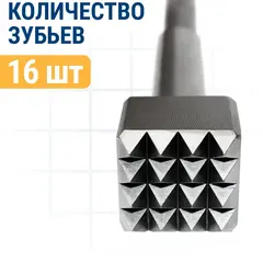 Зубило Бучарда ПРАКТИКА SDS-plus 45x45 х 180 мм, 16 зубов (791-653)