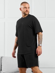 Фуфайка (футболка) мужская  Алессандро-1 Виотекс ЧЁРНЫЙ