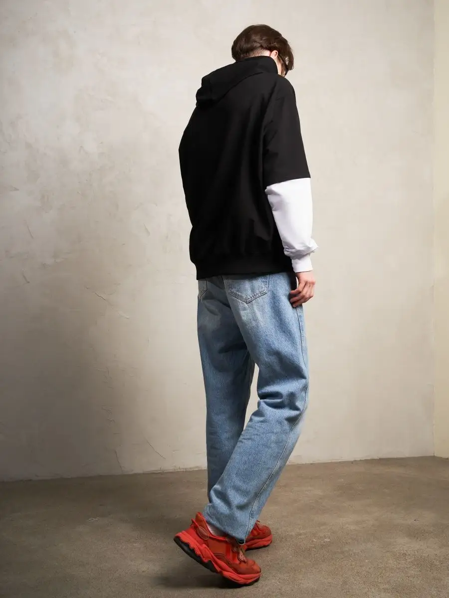 Худи женское мужское оверсайз с принтом аниме с капюшоном