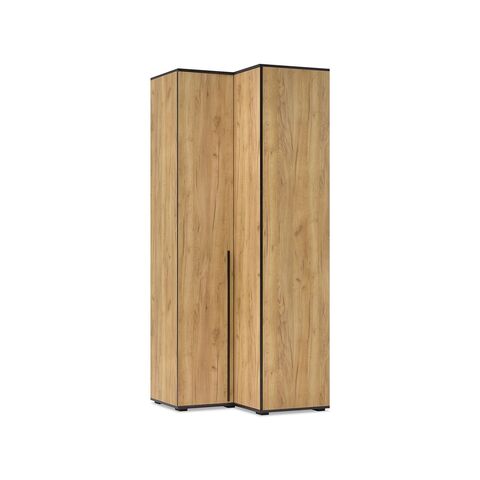 Норд Шкаф угловой (Дуб Крафт, Дуб Крафт (КРОМКА ВЕНГЕ))