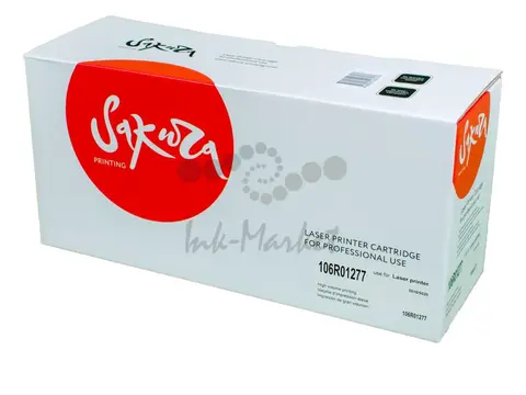 Тонер-туба Sakura 106R01277 для XEROX, черный, 6300 к.