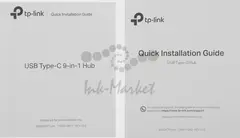 Разветвитель USB-C TP-Link UH9120C 3порт. серый