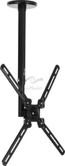 Кронштейн для телевизора Cactus CS-CP07 черный 23"-55" макс.45кг потолочный поворот и наклон — фото 1