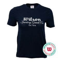 Женская теннисная футболка Wilson Easy T-Shirt - classic navy