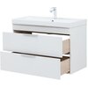 Aquanet 336311 Тумба Ирис new 90 подвесная 2 ящ. цв. белый глянец (336311)