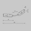 Комплектующие для трековой системы Maytoni Accessories for tracks exility TRA034CS-B