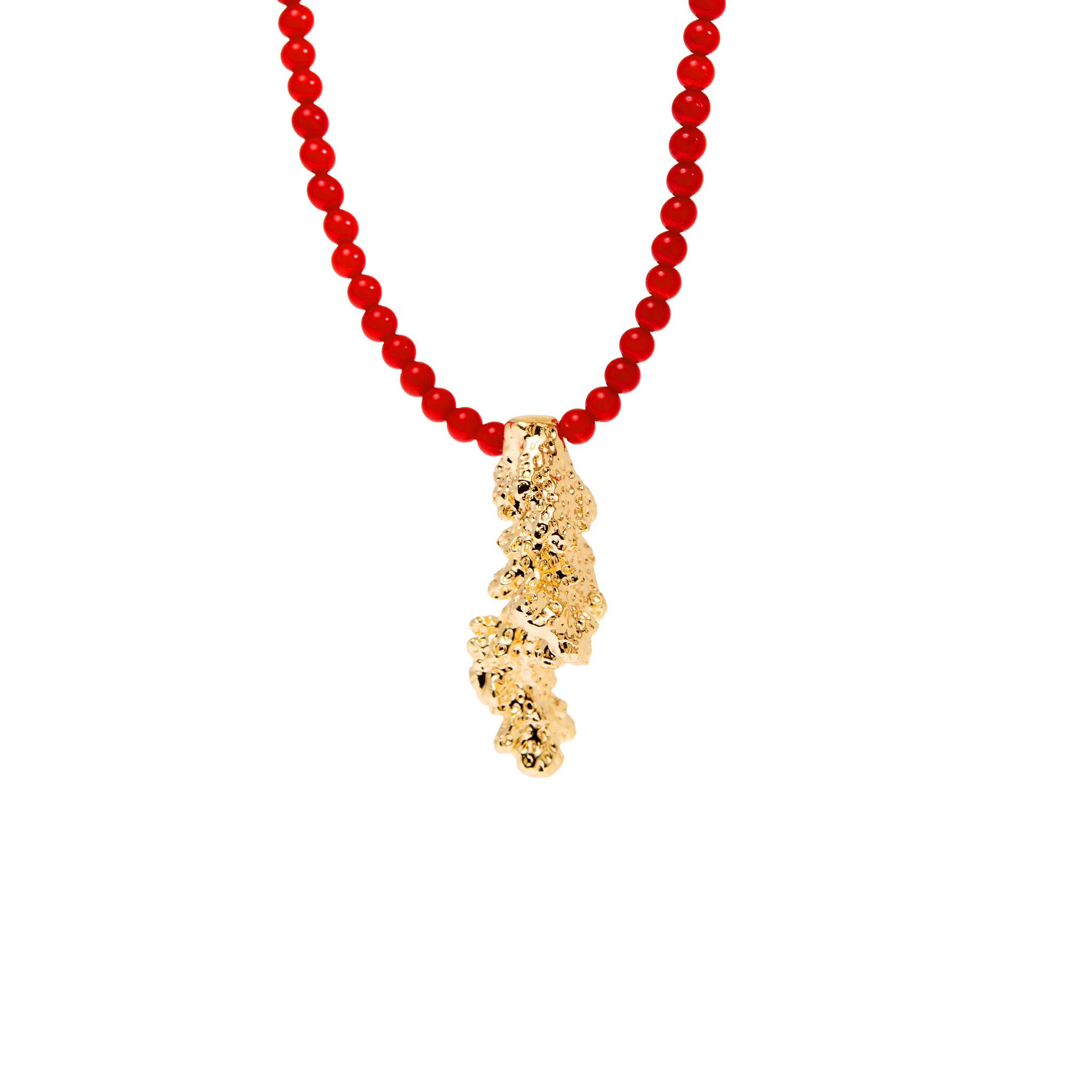 

Колье Coral Pendant Necklace - Gold