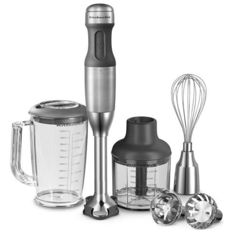 Блендер KitchenAid 5KHB2571ESX стальной (5-скоростной погружной)