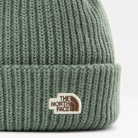 north face beanie hat green