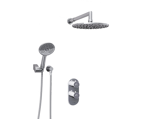 WasserKRAFT A16030 Thermo Встраиваемый комлплект для ванны с изливом и верхней душевой насадкой