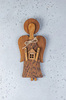 Интерьерный деревянный подвес-оберег 