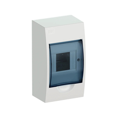 Щиток распределительный навесной IEK Krepta 3 ЩРН-П-4, 4 модуля, IP41, пластиковый, белый