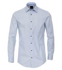 Рубашка Venti Body Fit 183057800-100 с узорным принтом в сине-голубой гамме