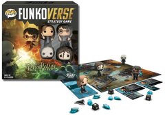 Funko POP 42631 Harry Potter 100 Funkoverse (4 Character Pack) ENGLISH Board Game, Multi Colour