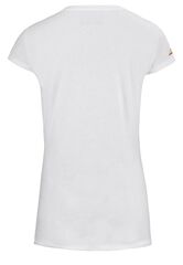 Женская теннисная футболка Babolat Exercise Message Tee W - white