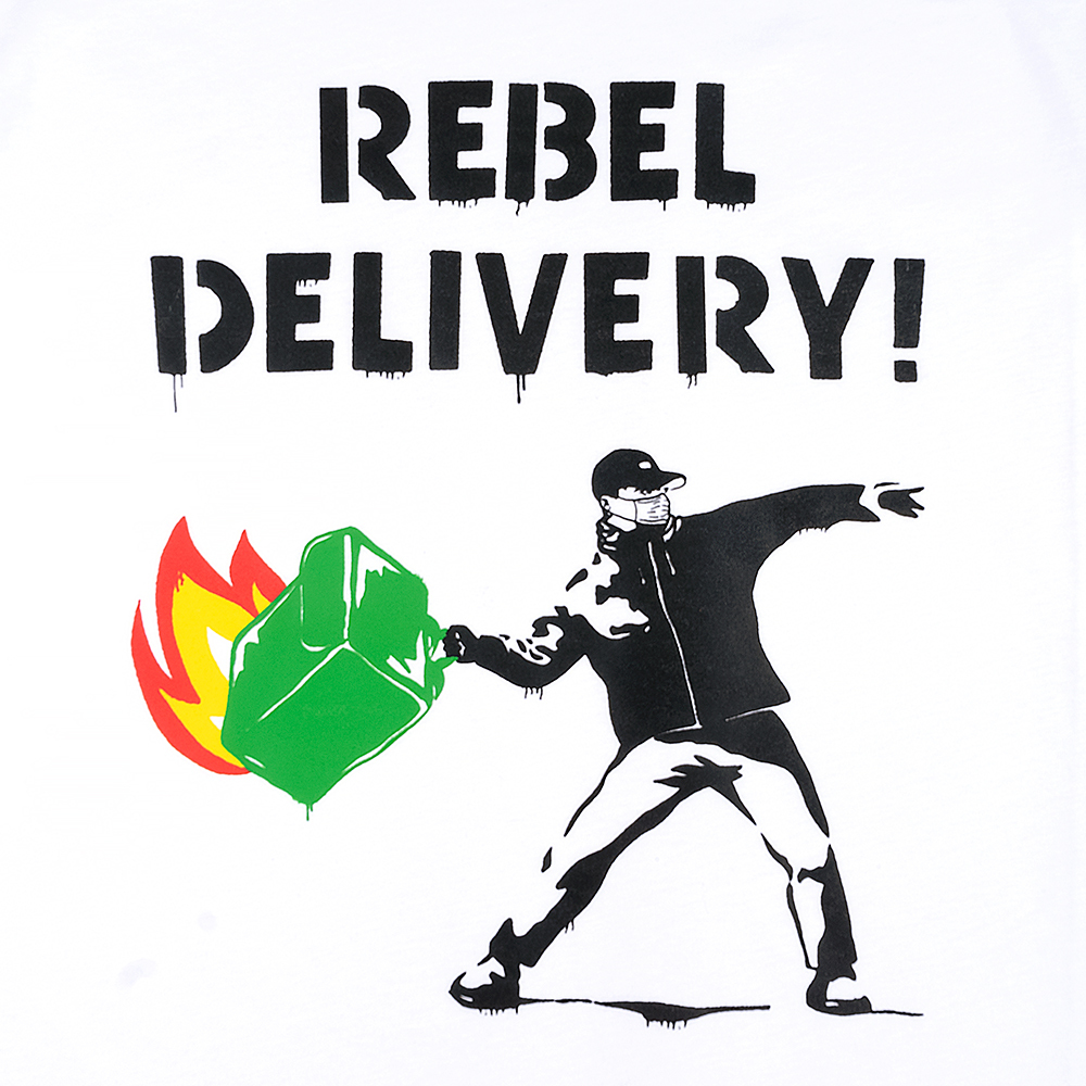 Rebel delivery! / оверсайз футболка