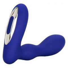 Синий анальный вибратор Eclipse Pleasure Probe - 13,25 см. - 