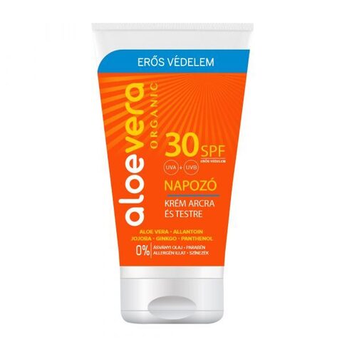 Cолнцезащитный крем Aloe Vera SPF30 для лица и тела 150 мл