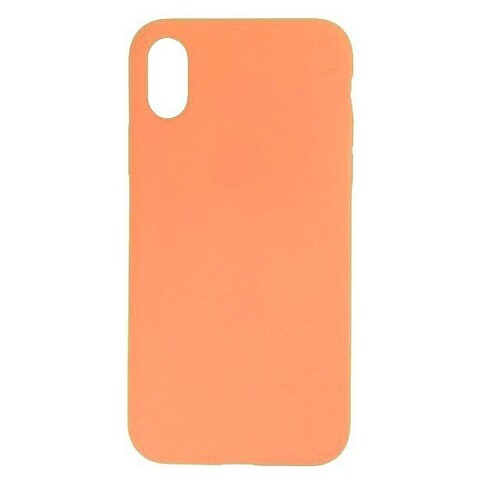 Силиконовый чехол Silicon Case WS для iPhone X, Xs (Оранжевый)