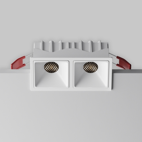 Встраиваемый светильник Maytoni Alfa led DL043-02-10W4K-SQ-W-1