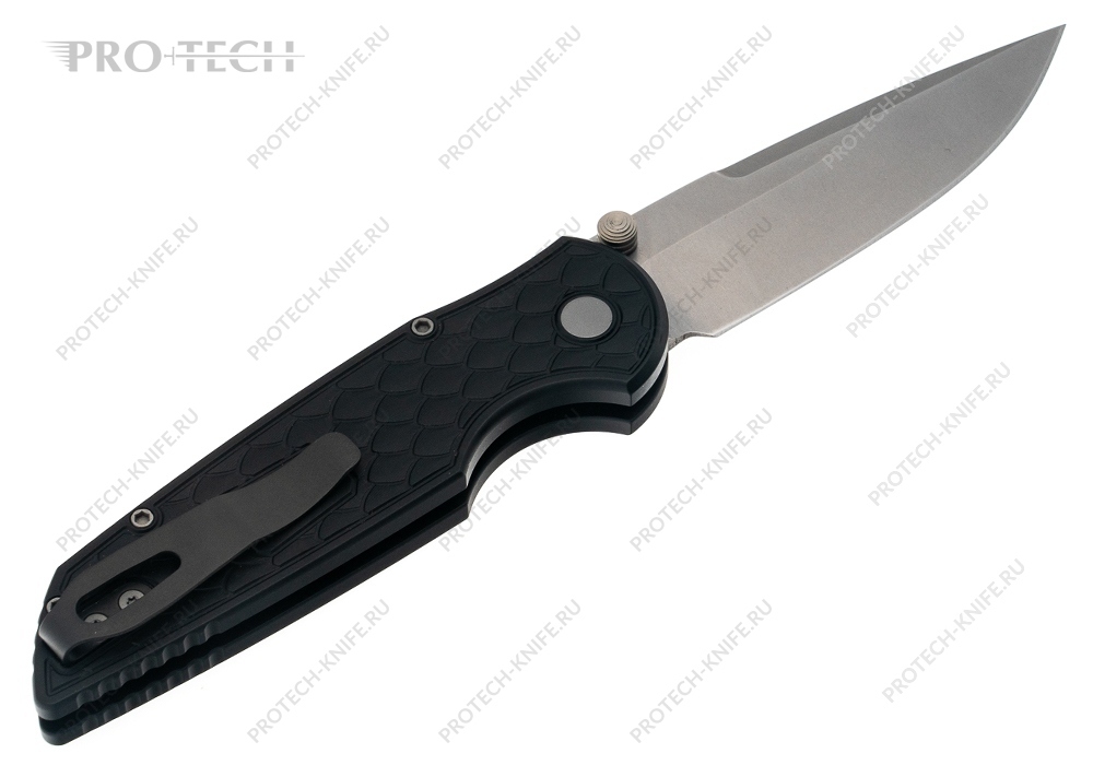 Нож Pro-Tech TR-3 Integrity Manual Black Reptile 105 - фотография 