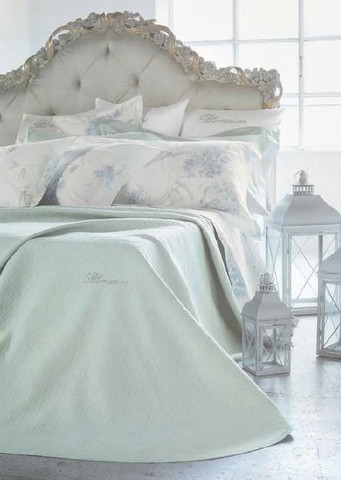 Покрывало 270х265 Blumarine Lory морская волна