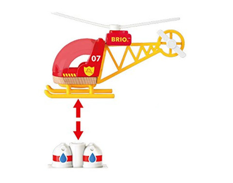 BRIO Пожарный вертолёт, груз, фигурка