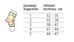 Бандаж коленный неразъемный с силиконовым кольцом мягкая фиксация 