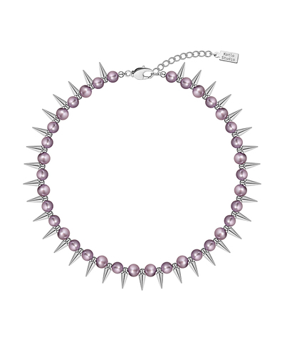 Чокер Punks Still Alive Silver-Purple