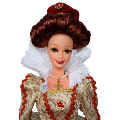 Барби Великие Эпохи Королева Елизавета