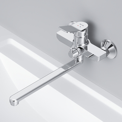 Смеситель для ванны и душа с длинным изливом AM.PM  X-JOY - F85A90000