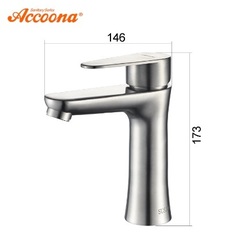 Cмеситель для раковины из нержавеющей стали  Accoona A9690