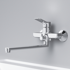 Смеситель для ванны и душа с длинным изливом AM.PM  X-JOY - F85A90000