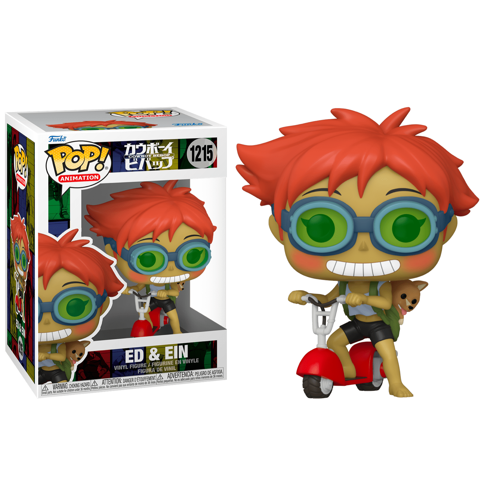 Funko POP! Cowboy Bebop: Ed and Ein (1215) – купить по выгодной цене |  Интернет-магазин комиксов 28oi.ru