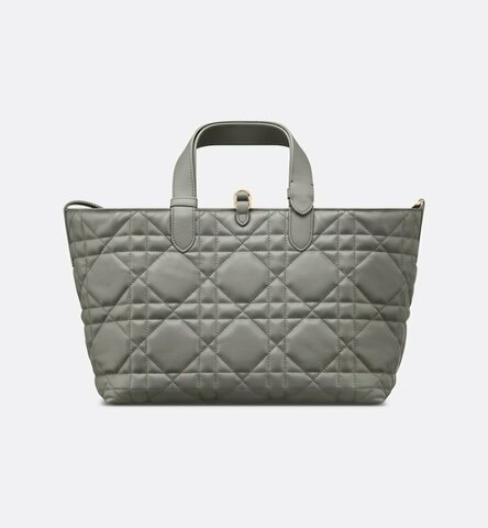 Сумка Dior Toujours, модель среднего формата серо-зеленый