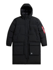 Удлиненная парка Alpha Industries Long Puffer Parka Black (Черная)