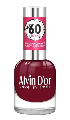Alvin D`or Лак для ногтей 60 Секунд   тон 5516  15мл