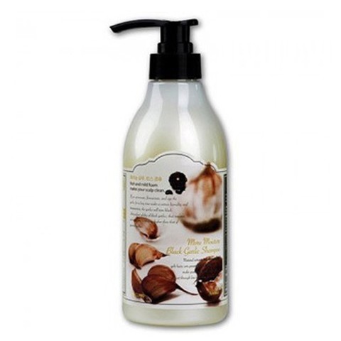 [3W CLINIC] ЧЕРНЫЙ ЧЕСНОК Шампунь для волос More Moisture Black Garlic Shampoo, 500 мл